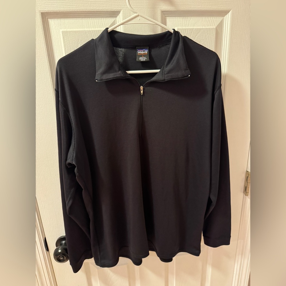Patagonia Black Quarter-Zip Men's Shirt